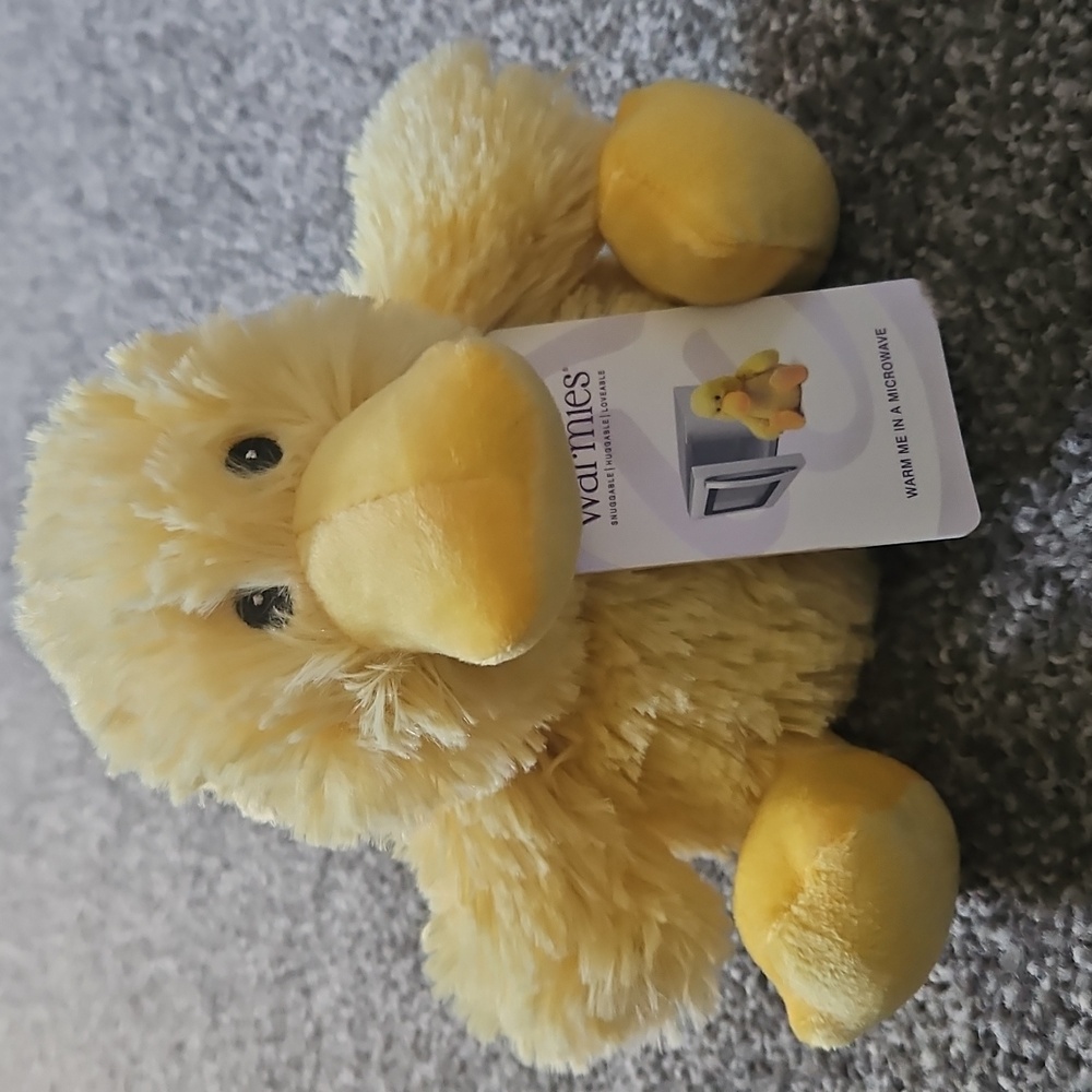 NWT Warmies Yellow Duck